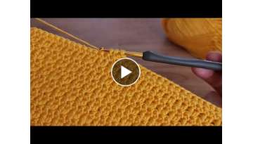 Easy Crochet Baby Blanket Knitting Pattern For Beginners.. Yeni başlayanlara çok kolay örgü m...